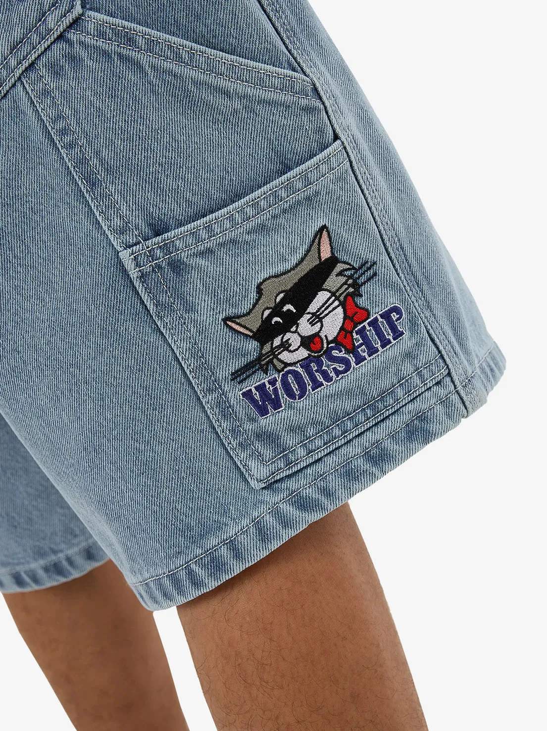 Worship - Cat Burglar Carpenter Short - Spirit Blue