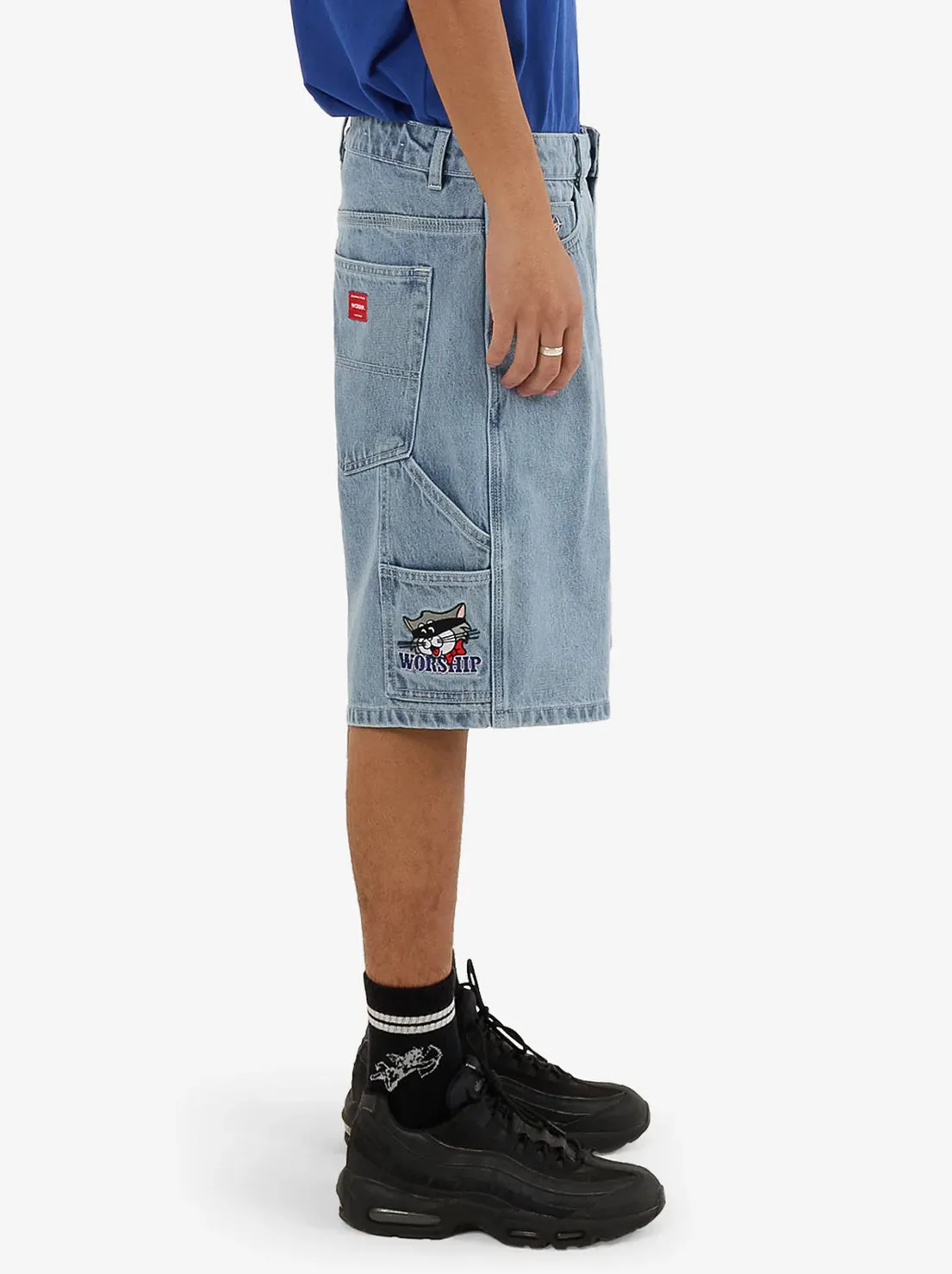 Worship - Cat Burglar Carpenter Short - Spirit Blue