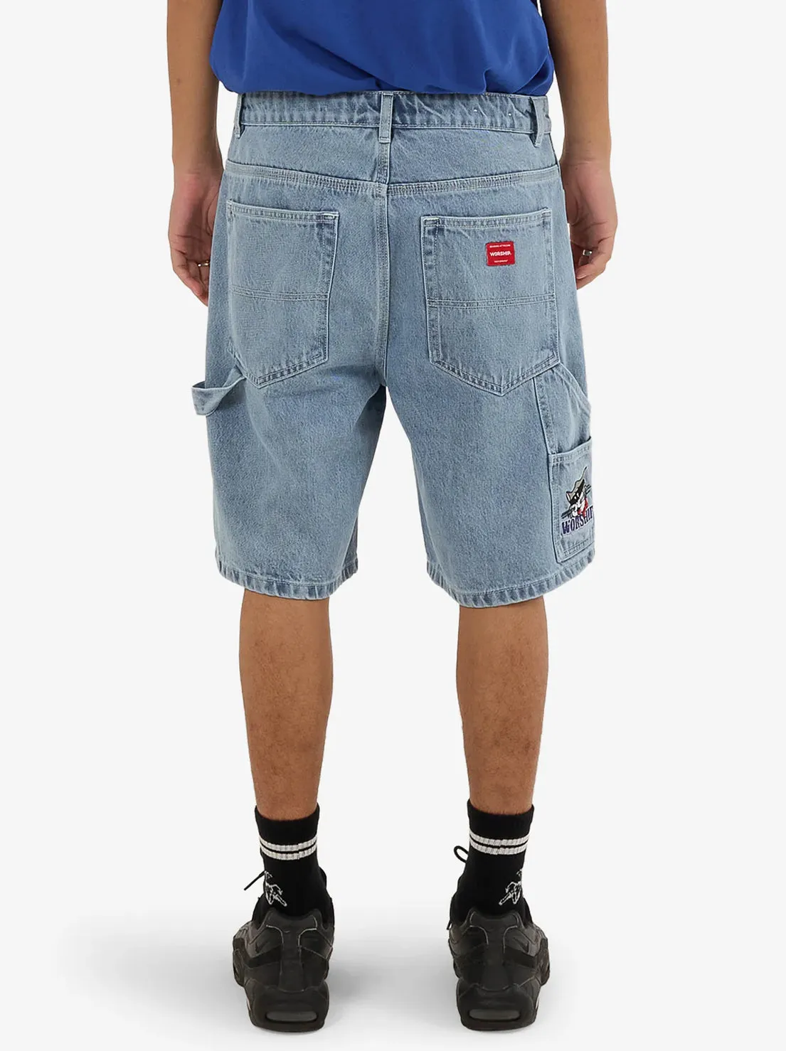 Worship - Cat Burglar Carpenter Short - Spirit Blue
