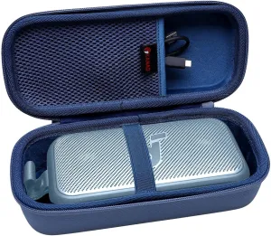 XANAD Hard Case Compatible with Bose Soundlink Flex or Soundcore Motion 300 Portable Bluetooth Speaker - Travel Protective Carrying Storage Case Bag(Blue)