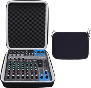 XANAD Hard Case for YAMAHA MG10XU or MG10 or MG0610-Input Stereo Mixer with Small Storage Cover - Carrying Storage Bag