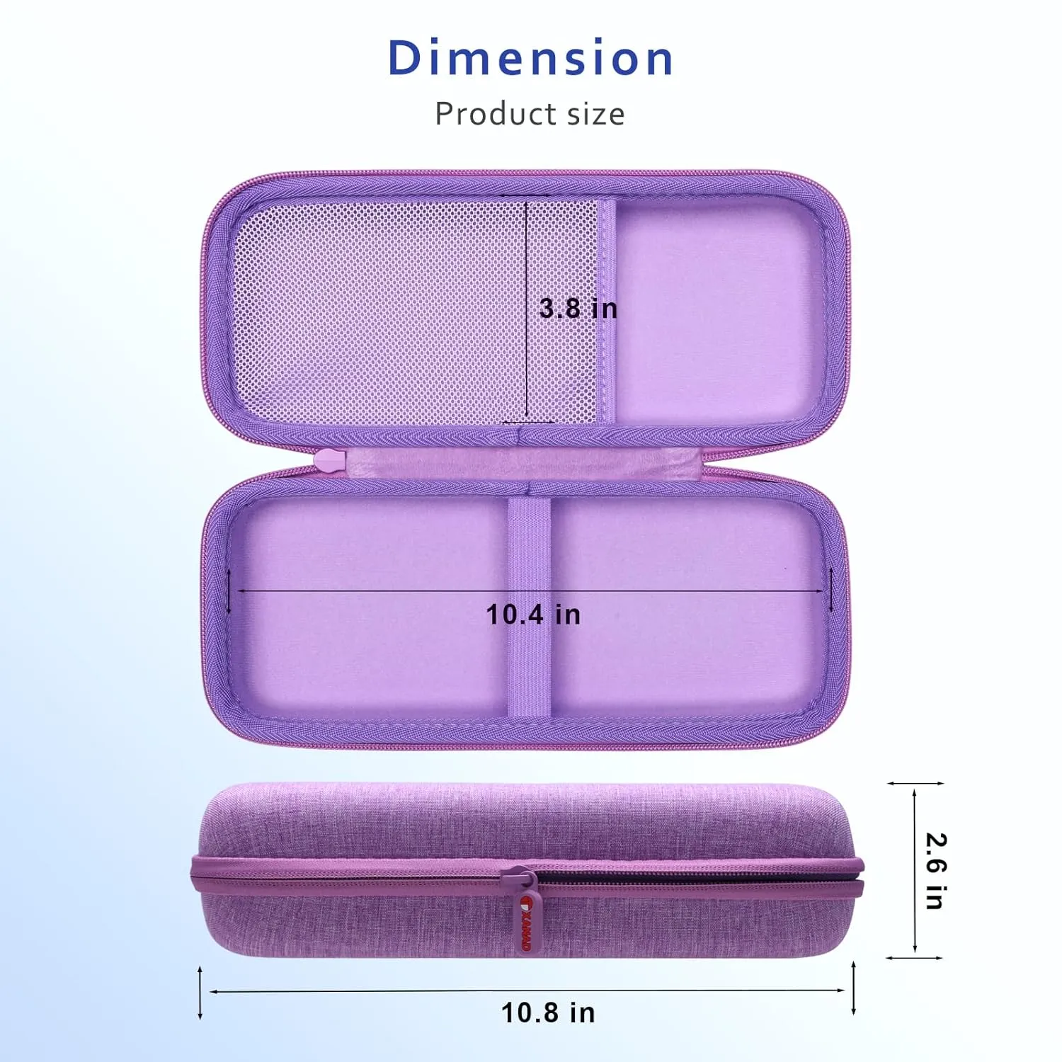 XANAD Stethoscope Case for 3M Littmann Cardiology III,II,IV,3M Littmann Master Cardiology/MDF MDOne Stainless Steel Stethoscope, Extra Pocket for Doctor & Nurse Accessories - Purple