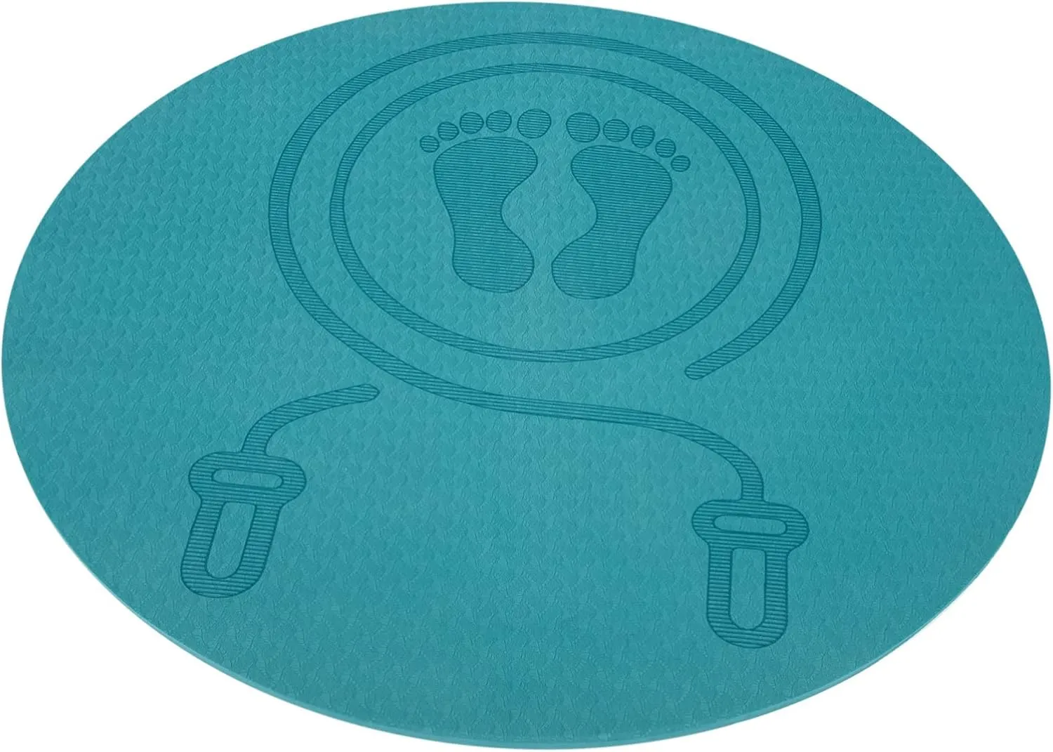 YARNOW Non Slip Tpe Jump Rope Mat Shockproof Exercise Pad for Indoor Fitness Mute Floor Cushion Comfortable and