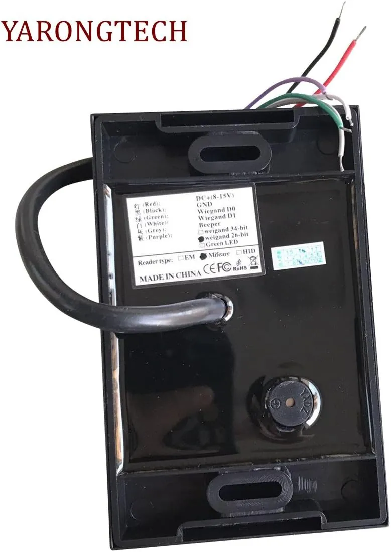 YARONGTECH Waterproof 13.56MHZ IC Wiegand 26 MIFARE® RFID Card Reader