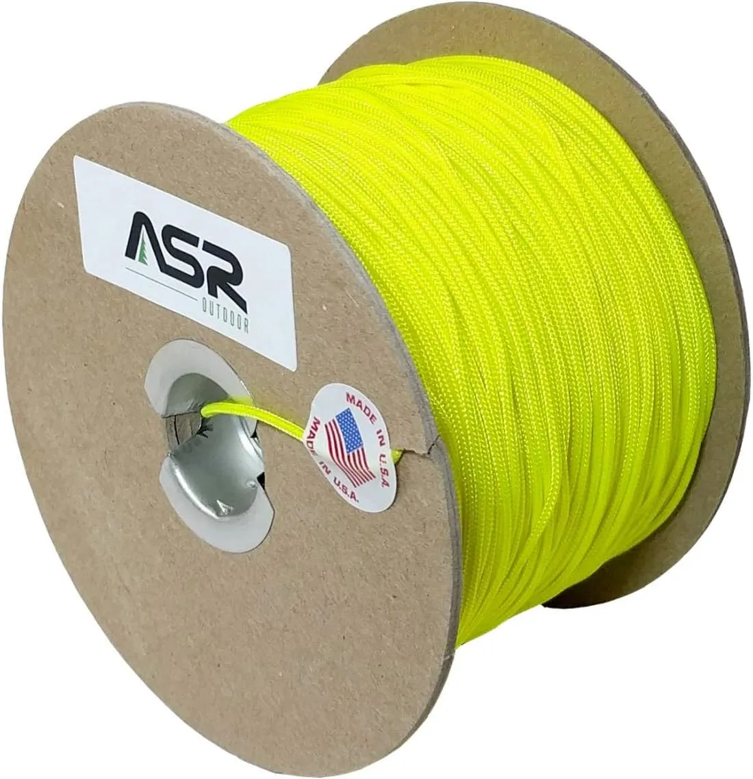 Yellow Sleeved Spectra Survival Kevlar Paracord 100ft 325lbs Breaking Strength