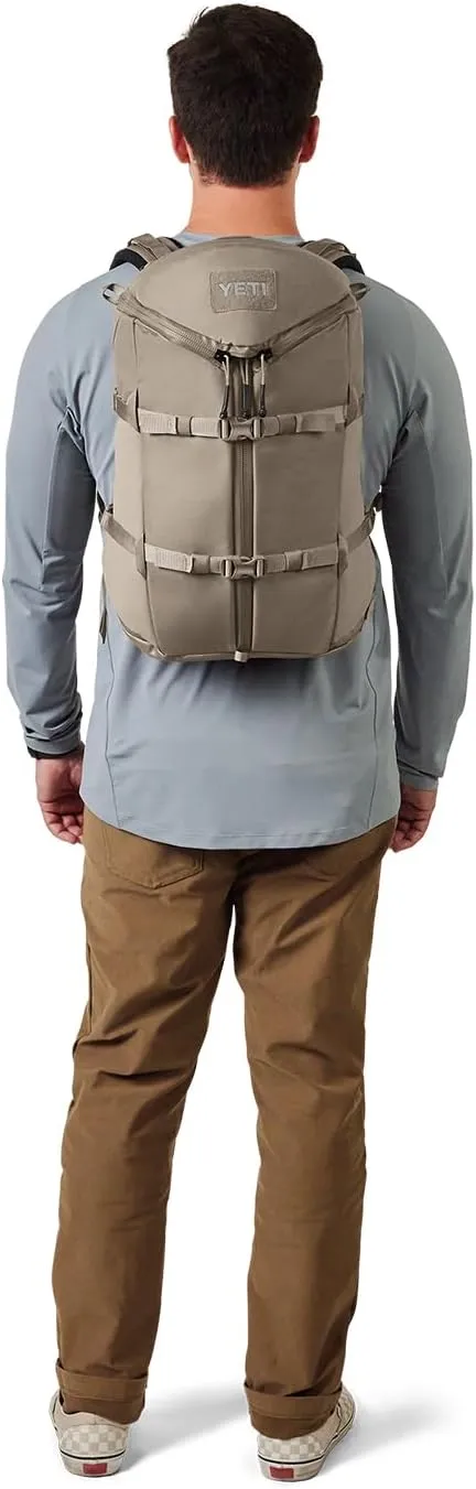 YETI Ranchero Backpack 22L, All-Day Utility Pack, Structured and Durable, Cape Dark Taupe