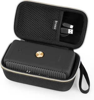 Yinke Hard Case for Marshall Emberton & Emberton II Bluetooth Speaker, Hard Organizer Portable Carry Cover Storage Bag (Emberton Gold)