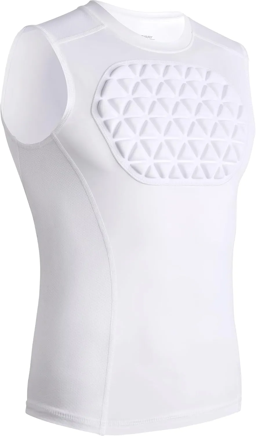 Youth Baseball Chest Protector Padded Compression Shirt Support Softball Football Heart Sternum Guard