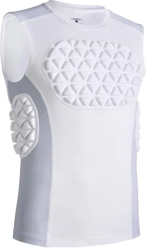 Youth Baseball Chest Rib Protector Padded Compression Shirt Support Softball Football Boys Girls Heart Sternum Guard