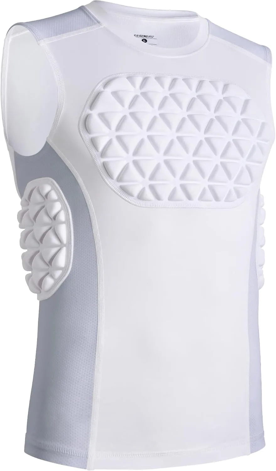 Youth Baseball Chest Rib Protector Padded Compression Shirt Support Softball Football Boys Girls Heart Sternum Guard